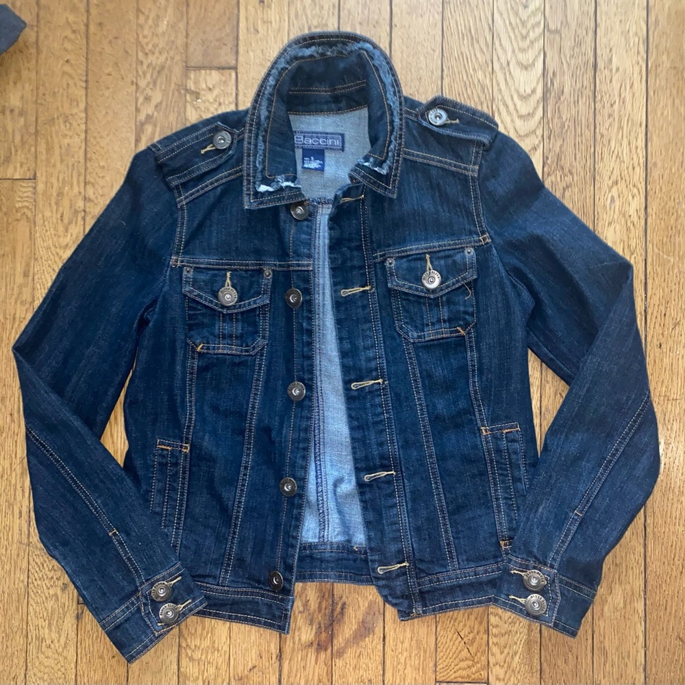 Baccini Dark Blue Denim Jacket